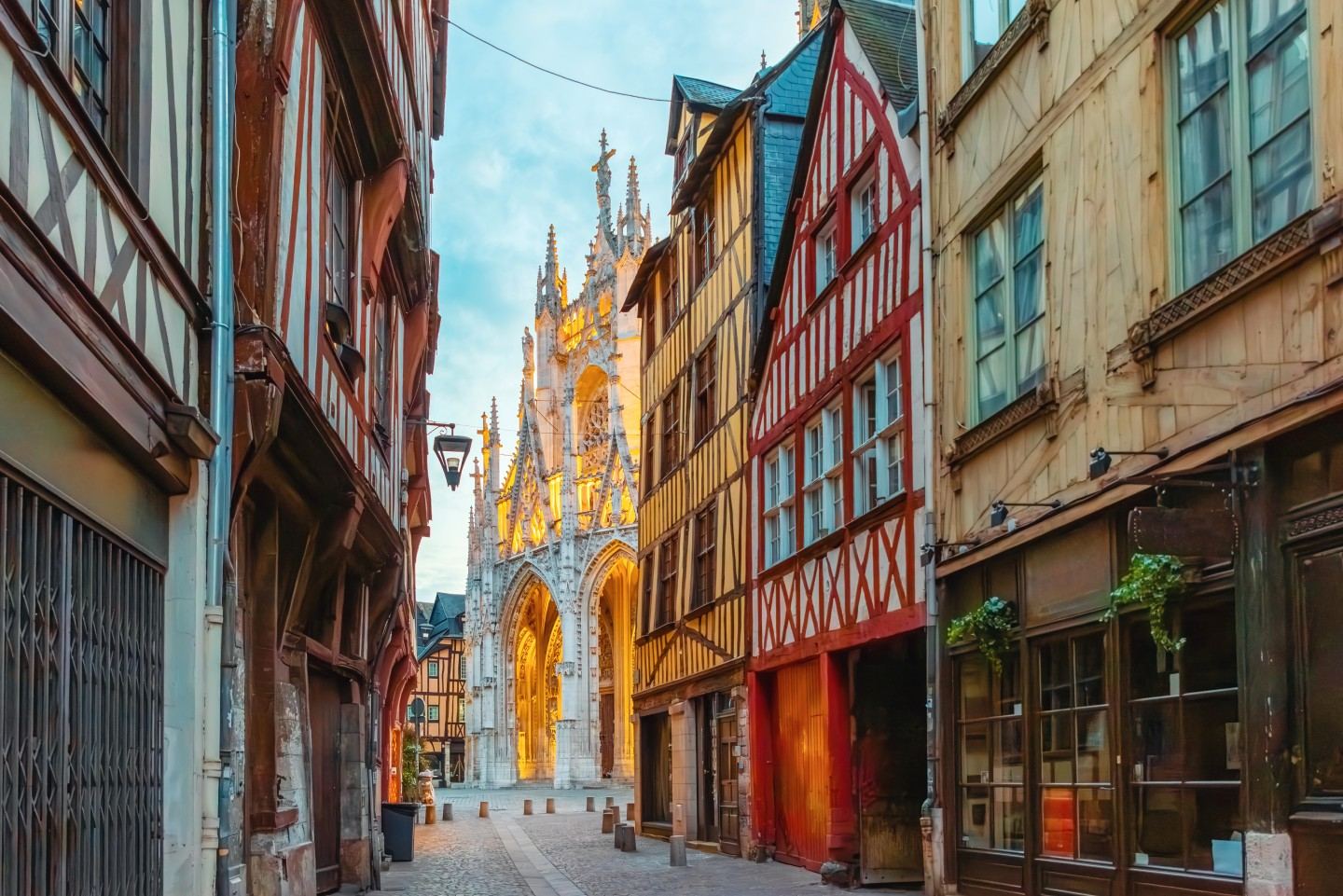 Immeuble ancien du centre-ville de Rouen concerné par le DPE